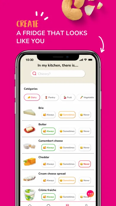 Captures d'écran de Frigo Magic : French Recipes