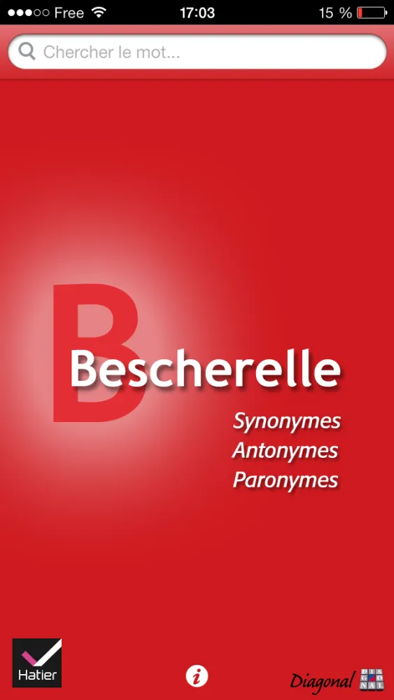 Capturas de pantalla de Bescherelle Synonymes
