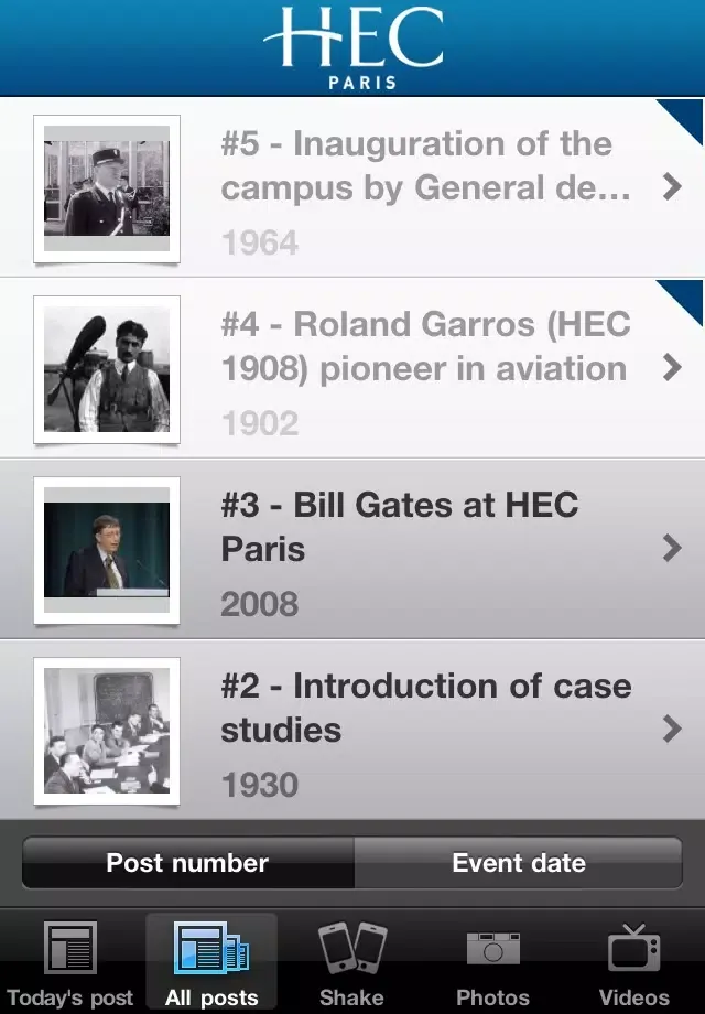 Capturas de pantalla de HEC Paris, 130 years of inspiration