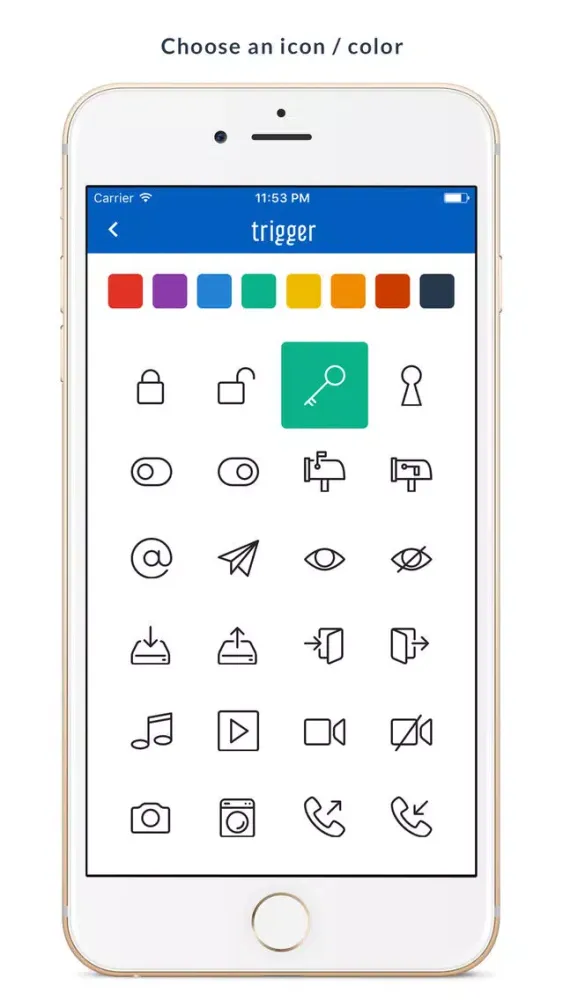 Captures d'écran de Trigger - IoT remote control
