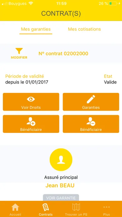 Capturas de pantalla de Harmonie Mutuelle – ESP