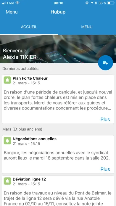 Zrzuty ekranu Hubup App