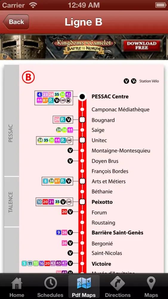 Скриншоты iBordeaux Tram Bus Free