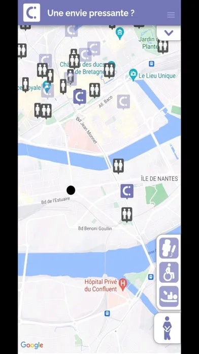 Screenshot di ICI toilettes