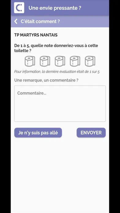 Screenshot di ICI toilettes