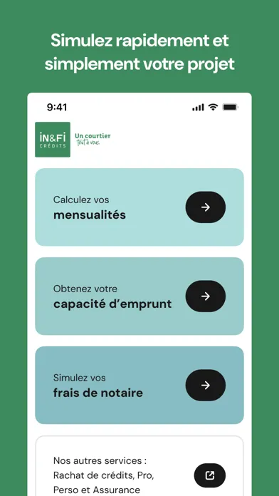 IN&FI Crédits - Simulateurs Screenshots