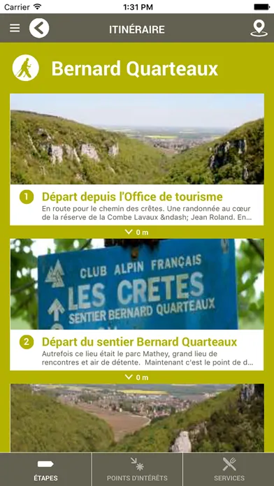Capturas de tela do Côte Dijonnaise