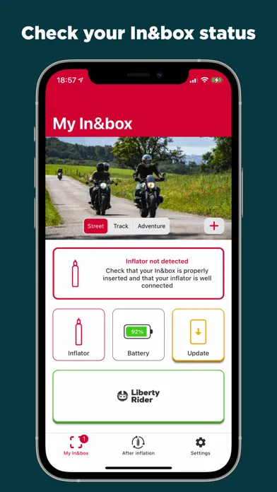 My In&box - Motorcycle Airbag Ekran Görüntüleri