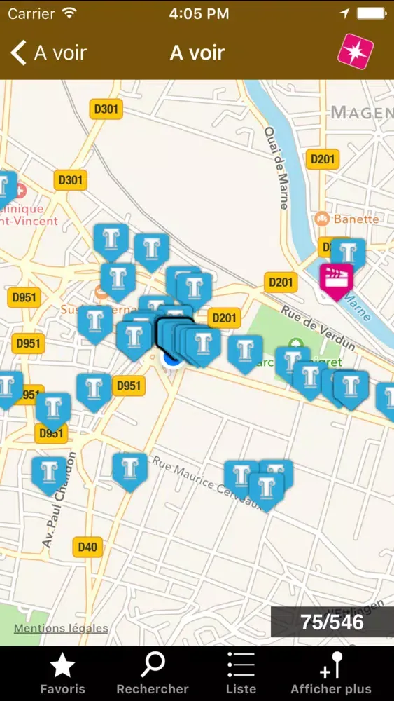 Capturas de tela do Click 'n Visit Epernay en Champagne