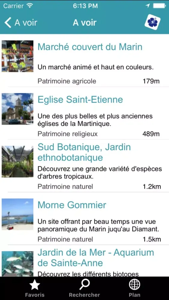 Screenshot di Martinique Bonjour