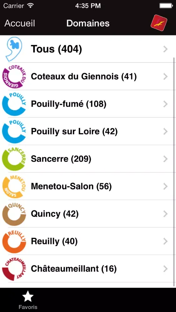 Screenshot di Click 'n Visit - Vins du Centre Loire