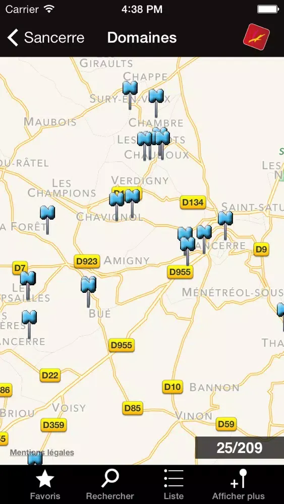 Screenshot di Click 'n Visit - Vins du Centre Loire