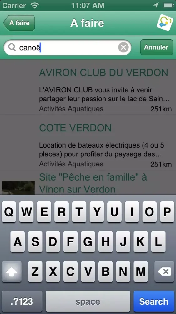 Click ‘n Visit - Verdon - Coeur du Var應用截圖