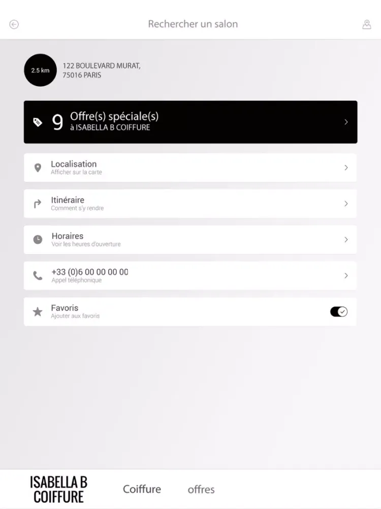 Скриншоты Isabella B Coiffure iPad 