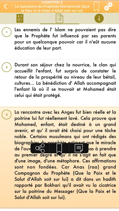 Capturas de tela do As-Sira : Prophète Mohamed