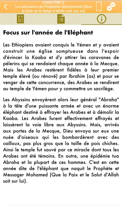 Capturas de tela do As-Sira : Prophète Mohamed