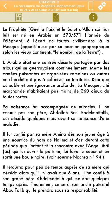 Capturas de tela do As-Sira : Prophète Mohamed