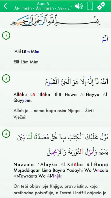 Quran Audio : Arabic, Bosnian Ekran Görüntüleri