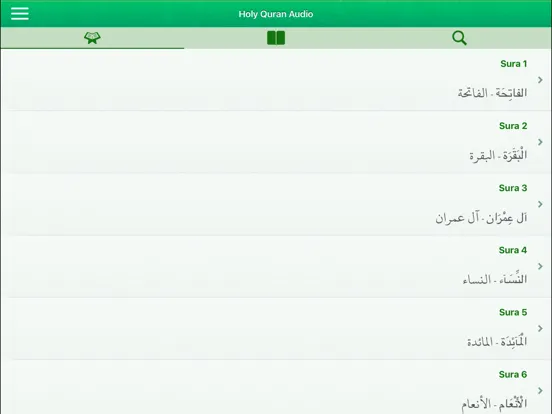 Quran Audio mp3 : Arabic, Urdu iPad 应用截图