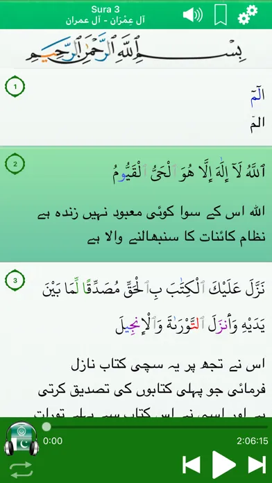 Quran Audio mp3 : Arabic, Urdu应用截图
