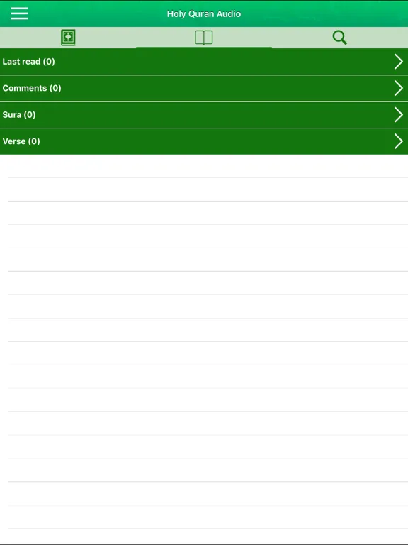 Al Quran Audio Pro in English iPad  Screenshots