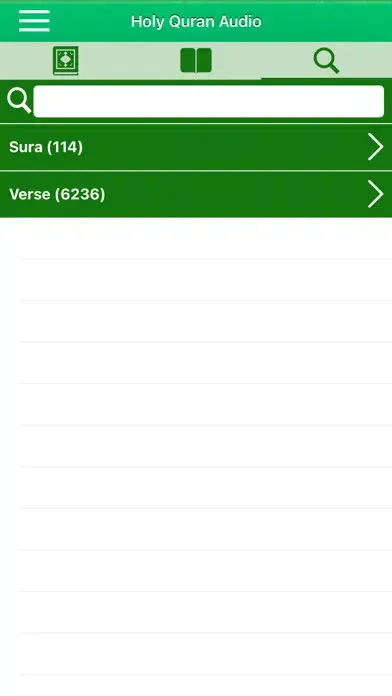 Quran Audio mp3 Farsi, Arabic Screenshots