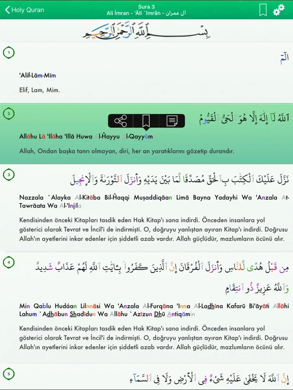 Capturas de pantalla de Kuran Tajwid Pro Türkçe,Arapça iPad 