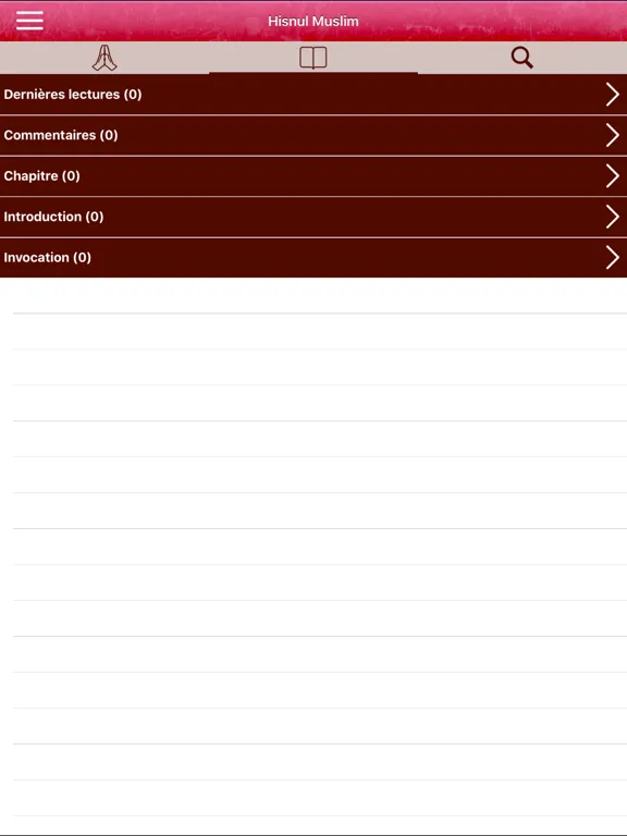 Hisnul Muslim Audio : Français iPad  Ekran Görüntüleri