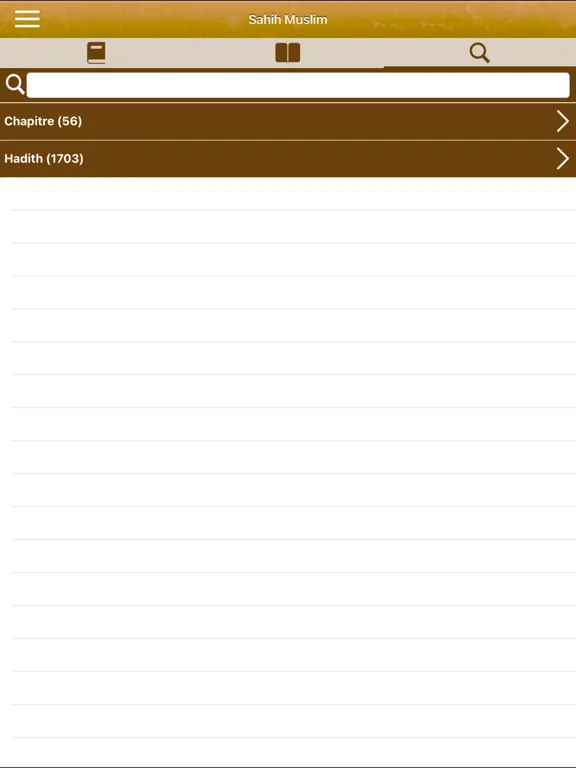 Captures d'écran de Sahih Muslim Français et Arabe iPad 