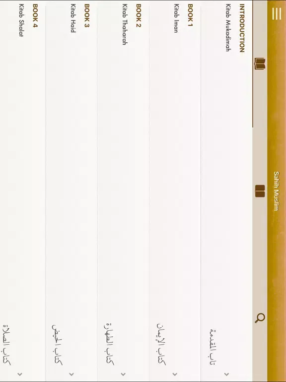 صور Sahih Muslim Indonesian Arabic iPad 