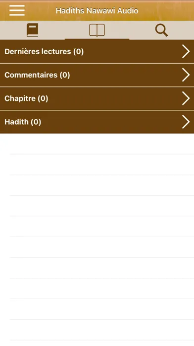 Capturas de pantalla de 42 Hadiths Nawawi Français Pro