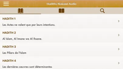 Capturas de pantalla de 42 Hadiths Nawawi Français Pro