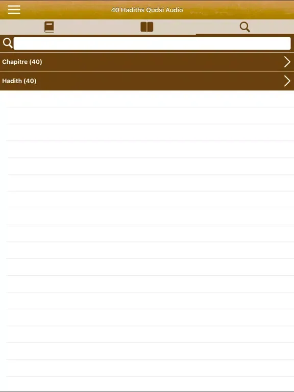 Tangkapan layar 40 Hadiths Qudsi en Français iPad 