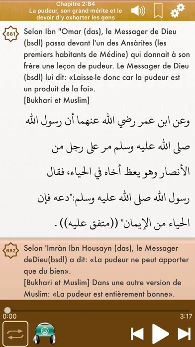 Screenshot di Riyad Salihin Audio Français