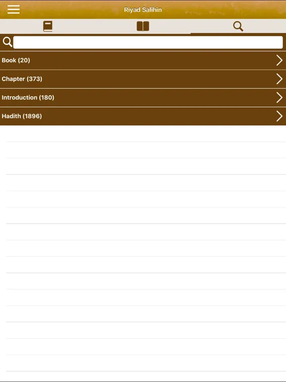Tangkapan layar Riyad Salihin Pro : indonesian iPad 