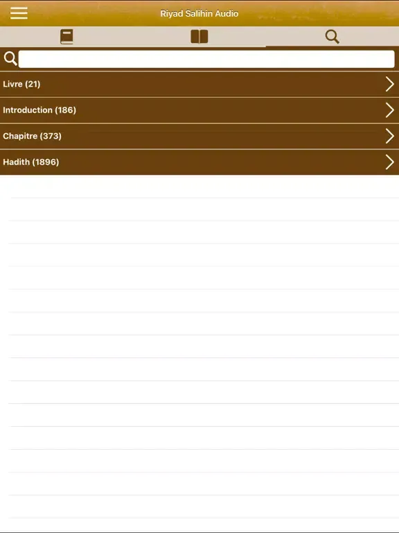 Zrzuty ekranu Riyad Salihin Audio : Français iPad 