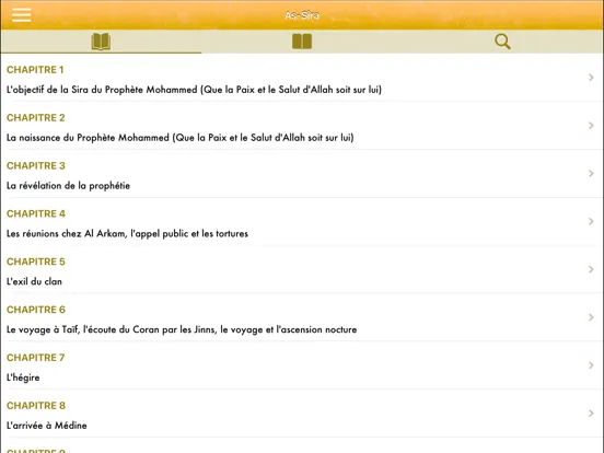 Tangkapan layar As-Sira Pro : Prophète Mohamed iPad 
