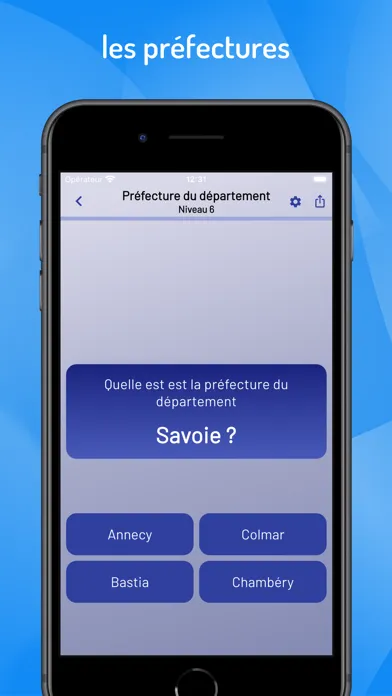 Départements et régions France应用截图