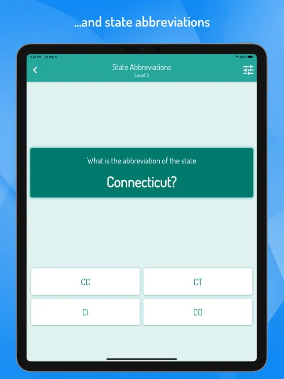 صور Quiz USA - States and Cities iPad 