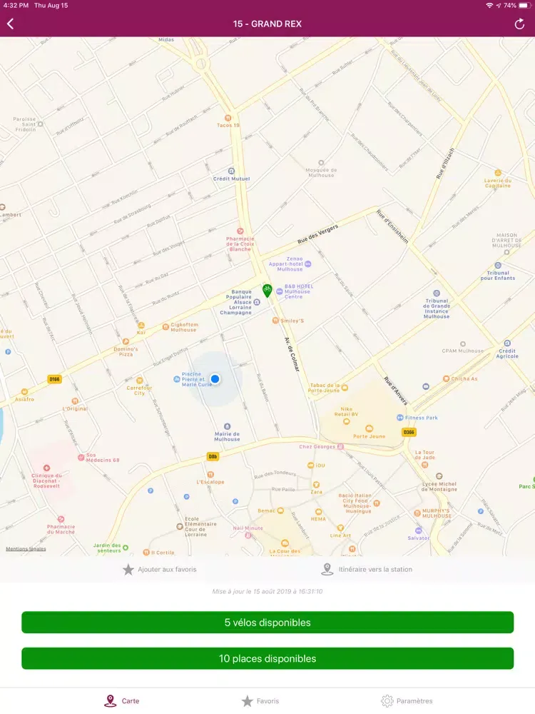 صور Simple VéloCité (Mulhouse) iPad 