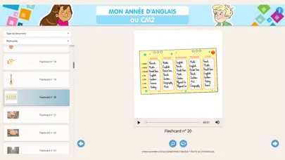 Mon année d'anglais au CM2 স্ক্রিনশট