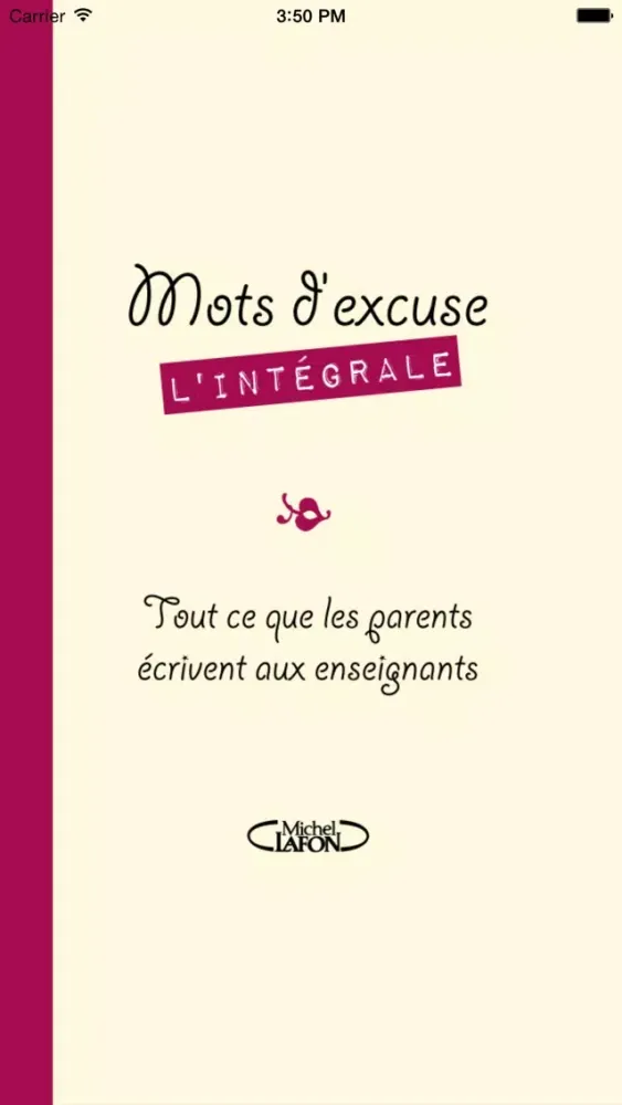 Mots d'excuse سکرین شاٹس