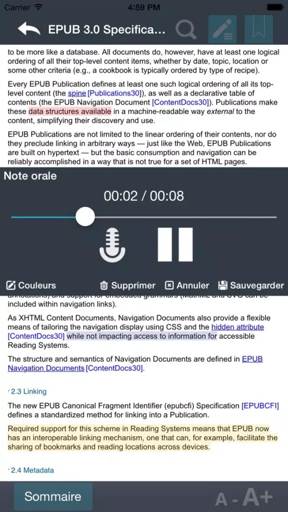 Screenshot di Jouve Digital Publishing