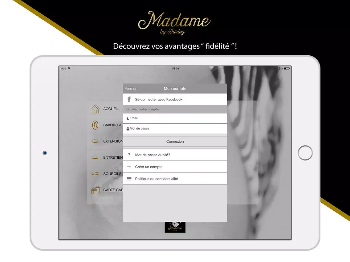 ภาพหน้าจอของ Madame by Shirley iPad 