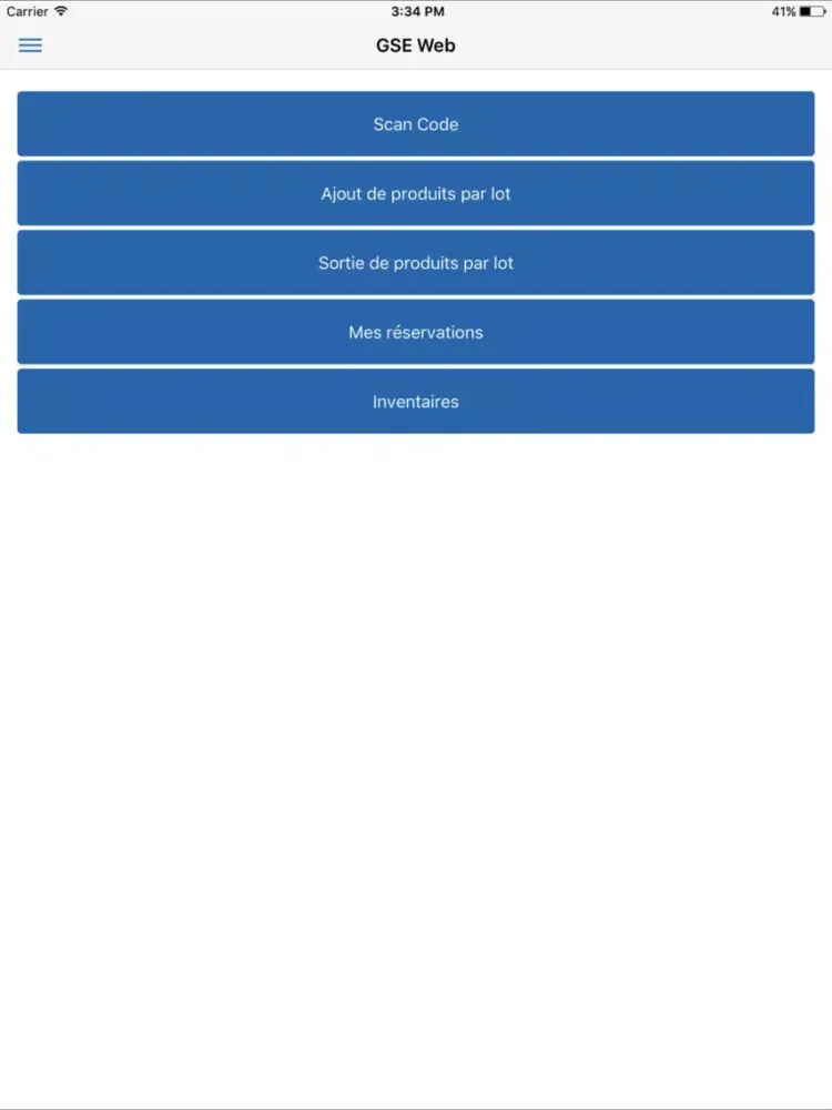 GSE Web iPad  스크린샷