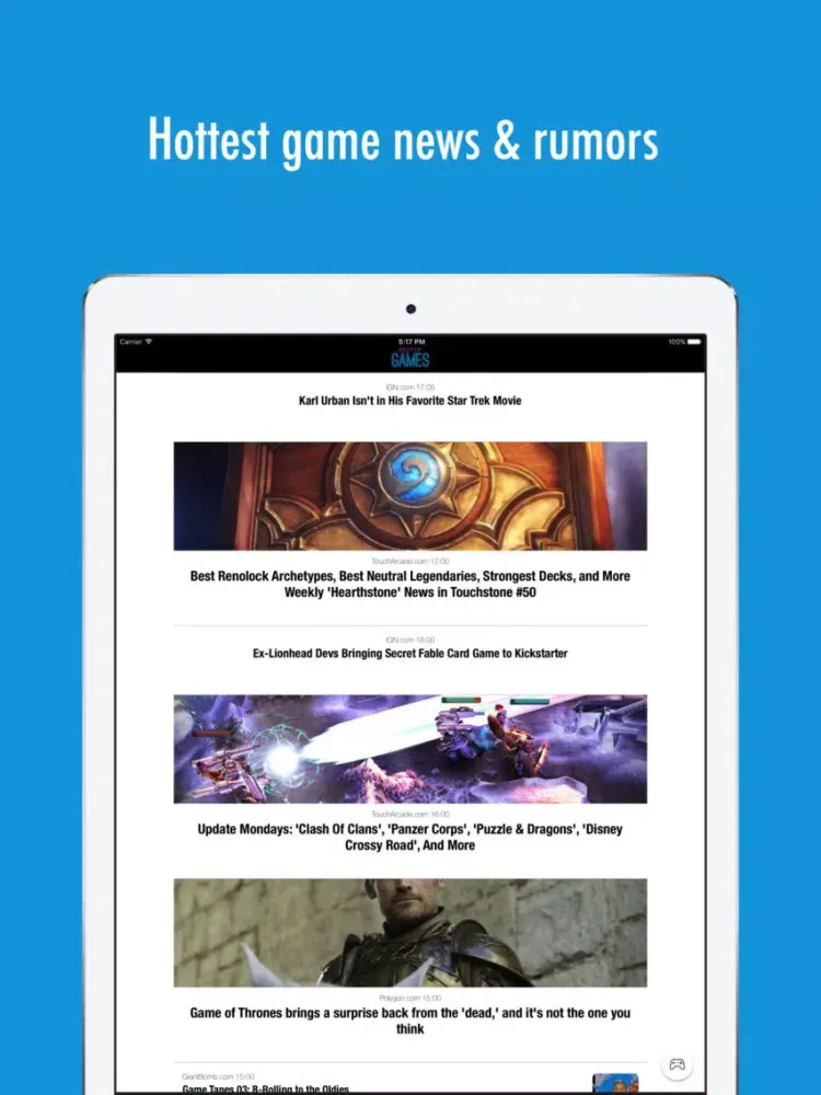 BestOfGames iPad  스크린샷