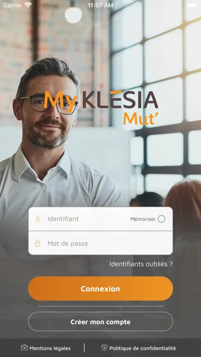 Captures d'écran de My KLESIA Mut’