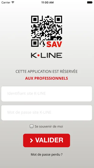 ภาพหน้าจอของ SAV K•LINE