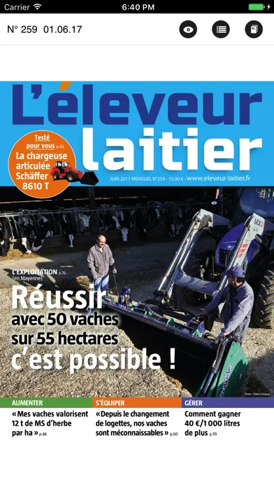 L' Eleveur Laitier Kiosque स्क्रीनशॉट