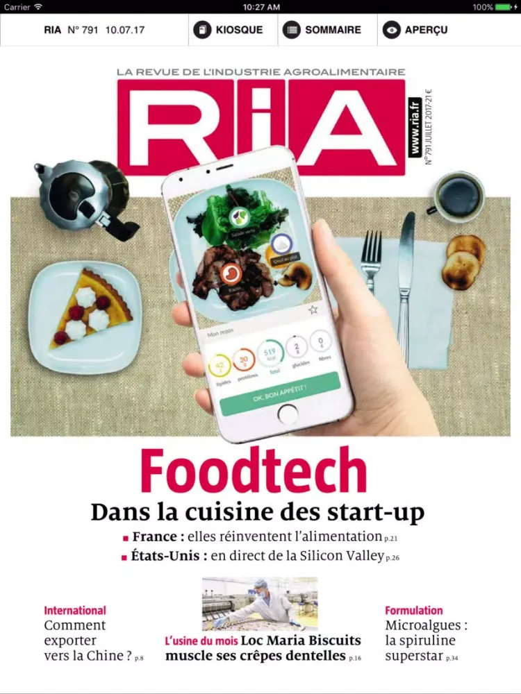 Screenshot di RIA Kiosque iPad 